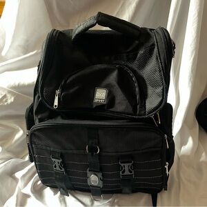 Black Sturdy Laptop Backpack/ Bag with Adjustable Straps